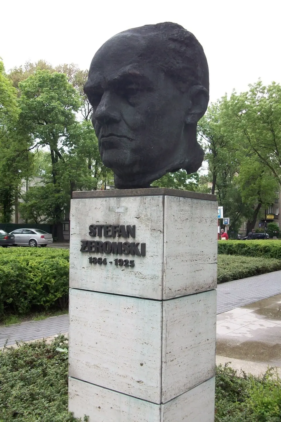 Popiersie Stefana Żeromskiego w Warszawie