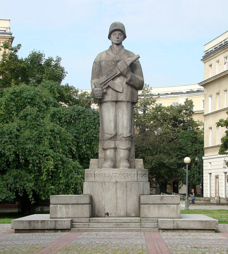 Monument to the soldiers of the 1st Polish Army