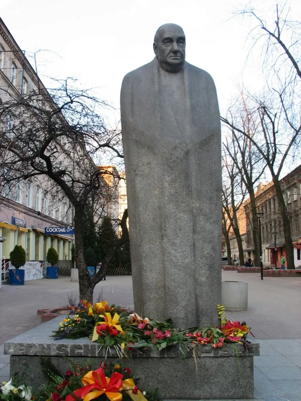 Leon Schiller monument in Łódź
