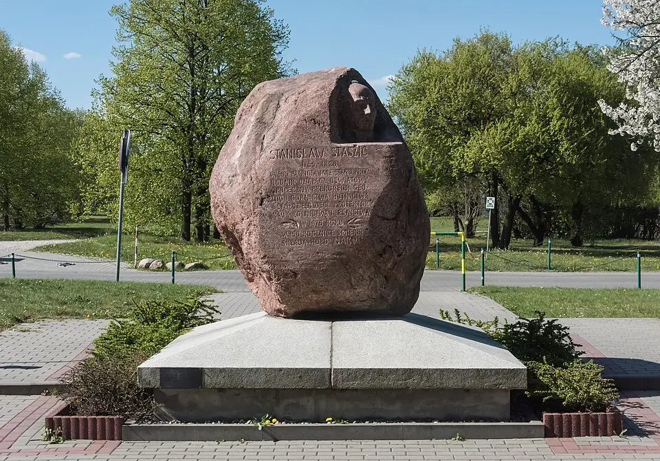 Obrázok: Adrian Grycuk · CC BY-SA 3.0 PL Pomnik Stanisława Staszica w Warszawie
