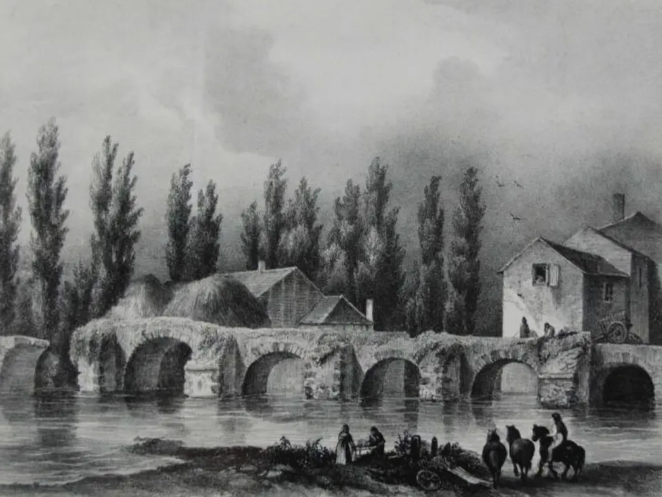 Slika: Saint-Elme-Champ · Public domain pont des Vendéens