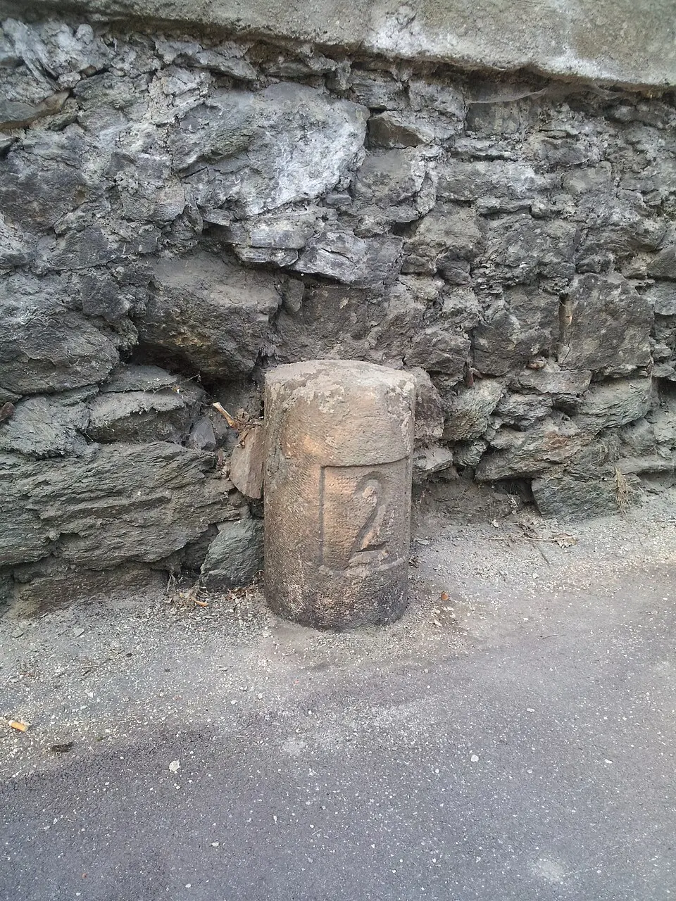 Postmeilenstein von 1890