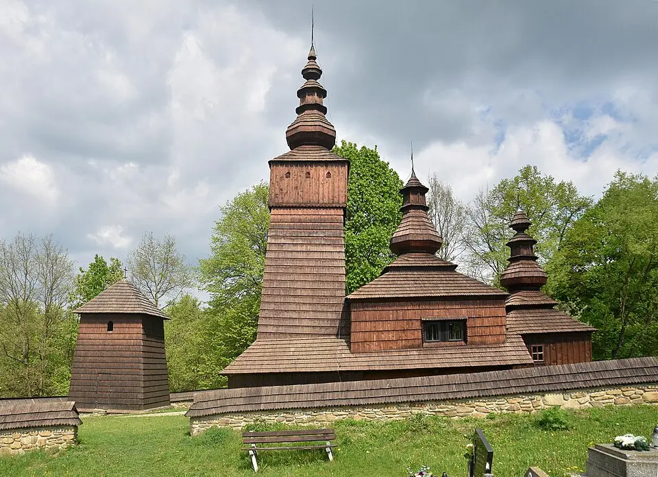 chrám sv. Paraskevy, kostol drevený
