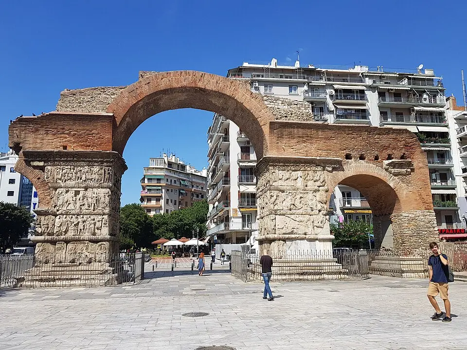 Galerijeva vrata in Rotunda v Solunu