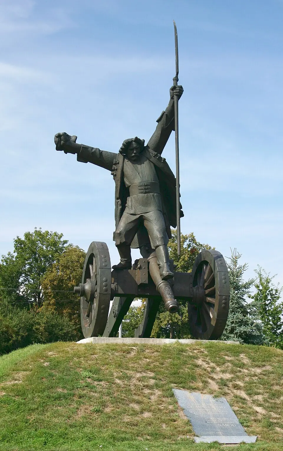 Pomnik Bartosza Głowackiego w Janowiczkach