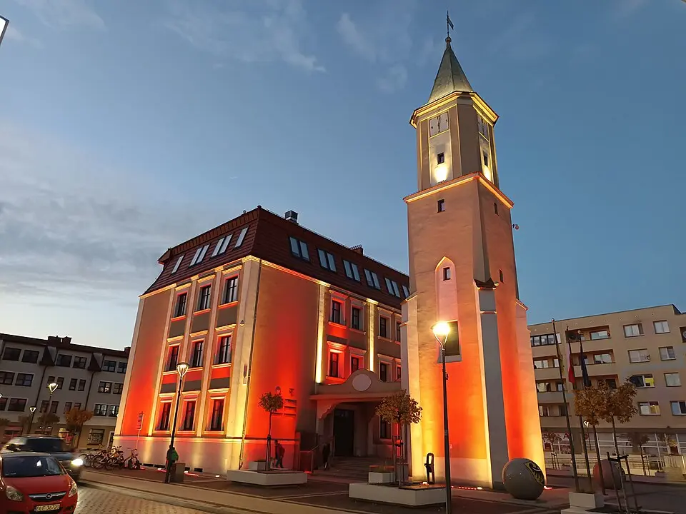 Town Hall Tower in Ścinawa