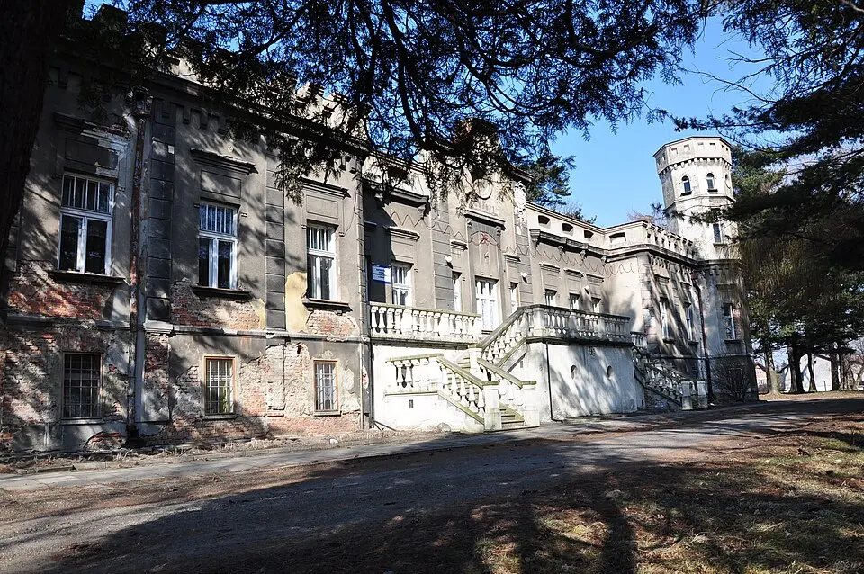 Pałac, ob. szpital