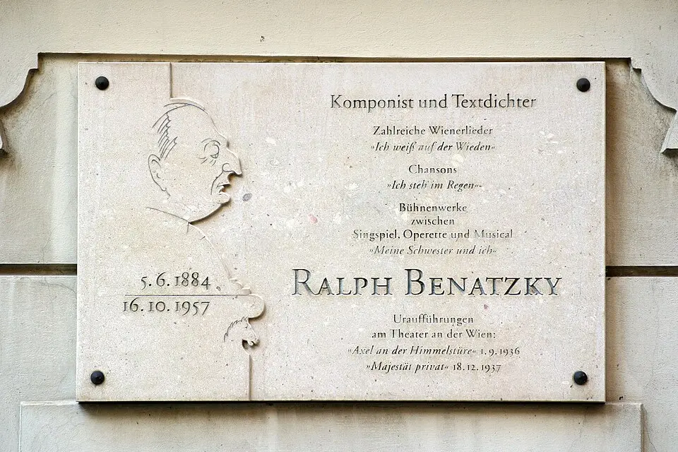 Gedenktafel für Ralph Benatzky (Wien, Millöckergasse 1)