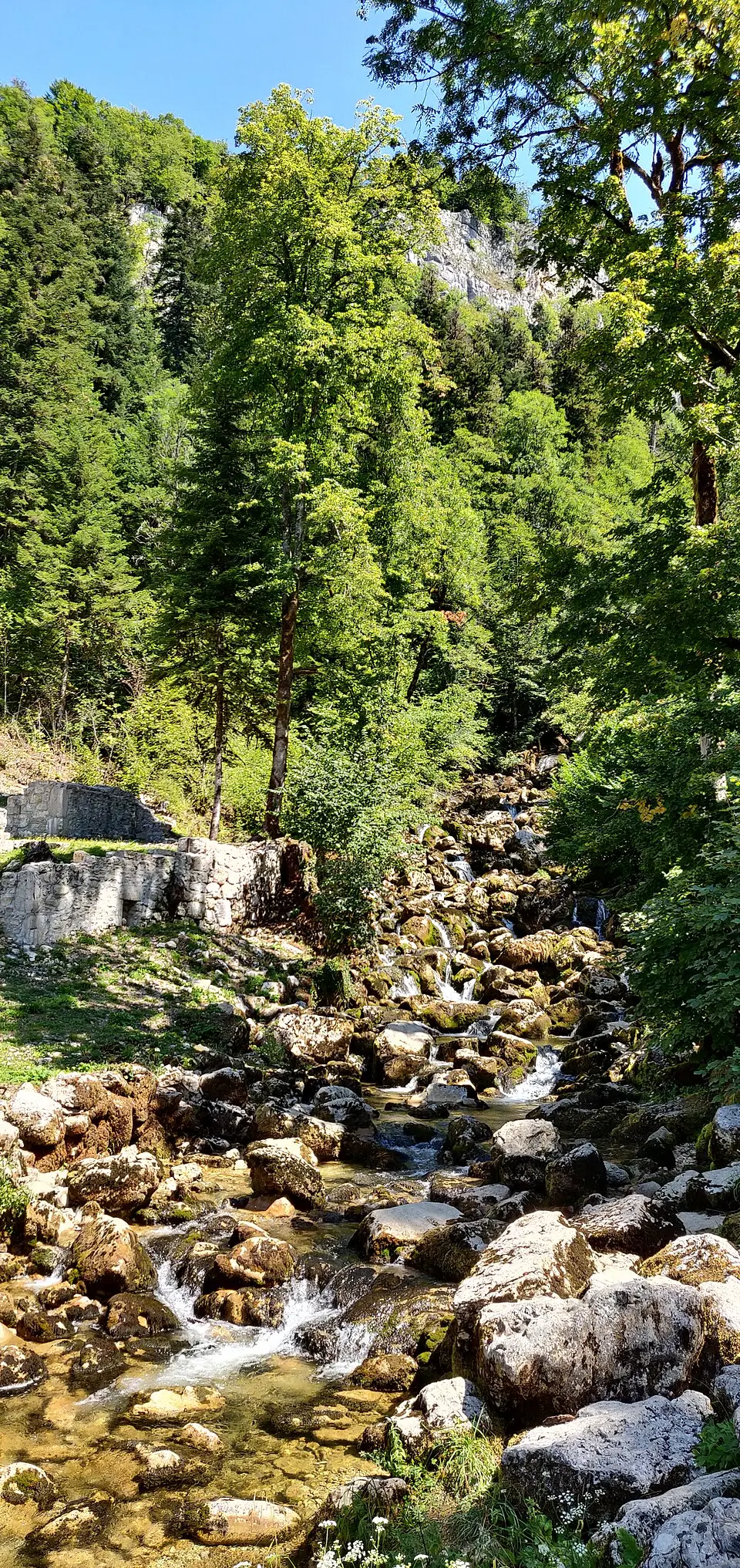 cascade de la Frasnée