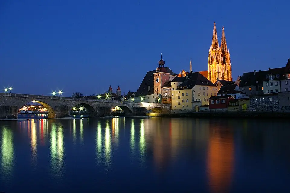 Altstadt von Regensburg mit Stadtamhof