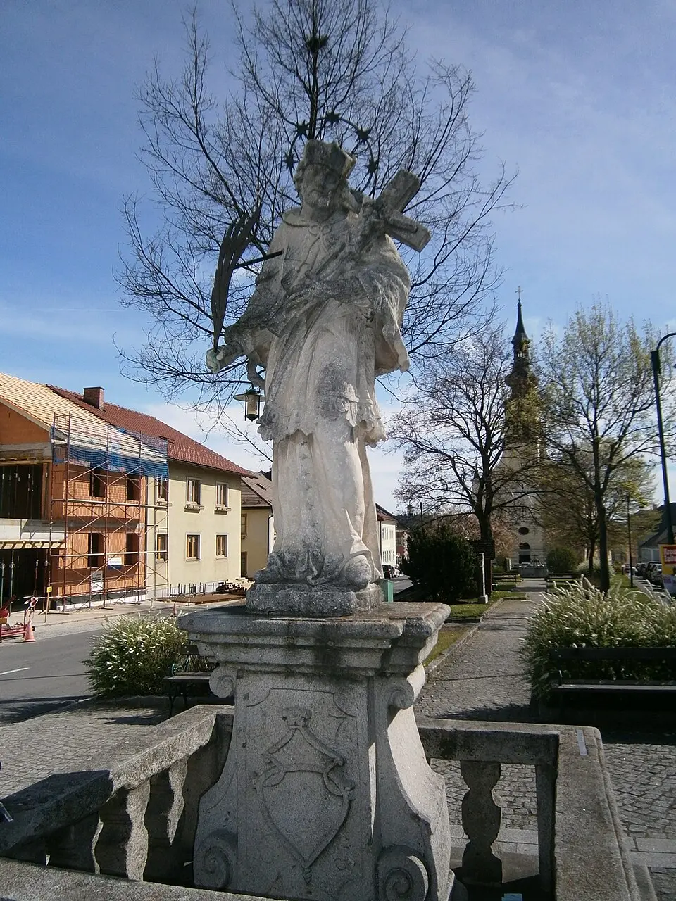 Figurenbildstock Hl. Johannes Nepomuk