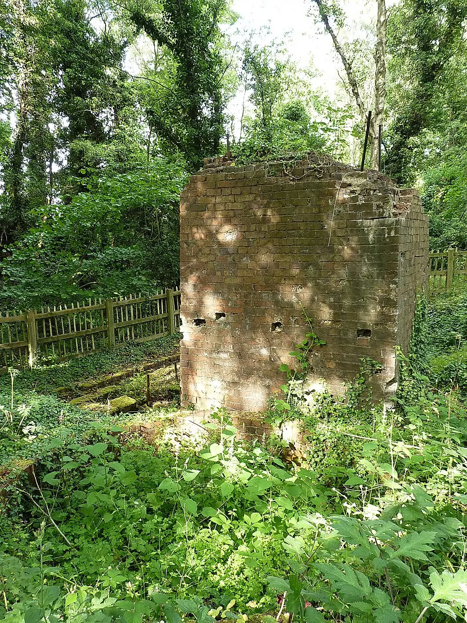 Site of pumping engine at Muxton Bridge colliery