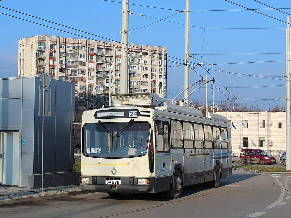trolleybus de Roussé