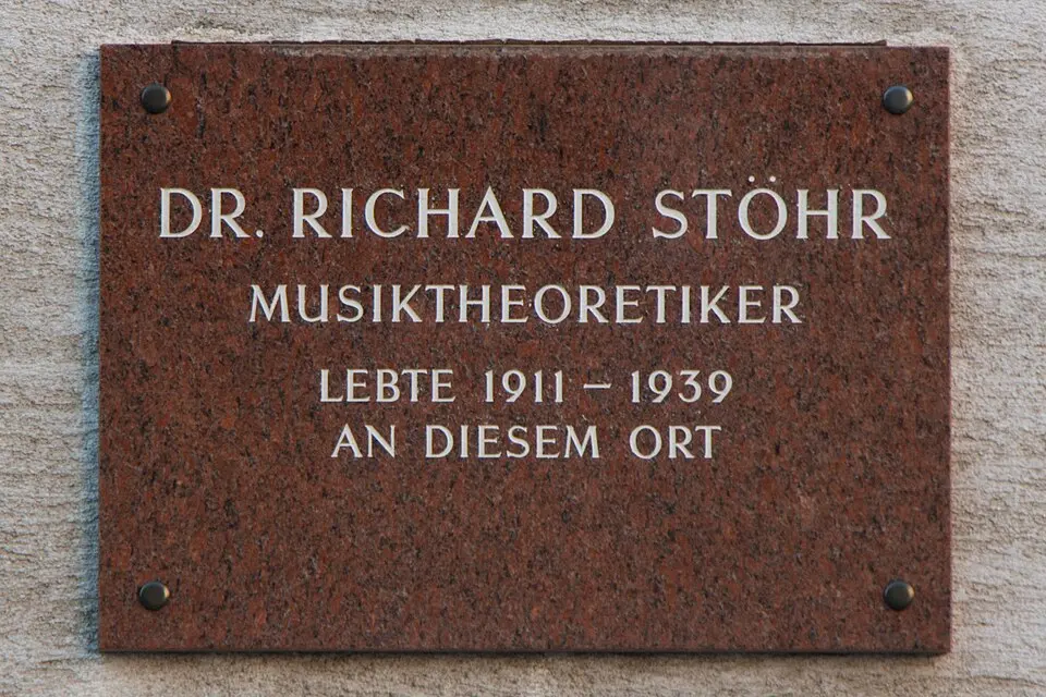 Gedenktafel für Richard Stöhr (Wien, Karolinengasse 14)