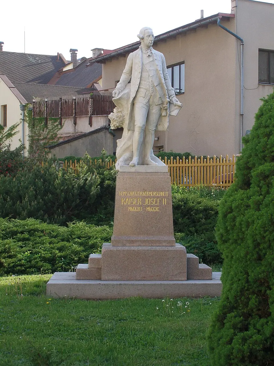Statue of Emperor Joseph II. in Hostinné