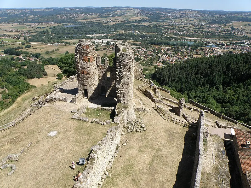 Kép: Torsade de Pointes · Public domain château de Rochebaron