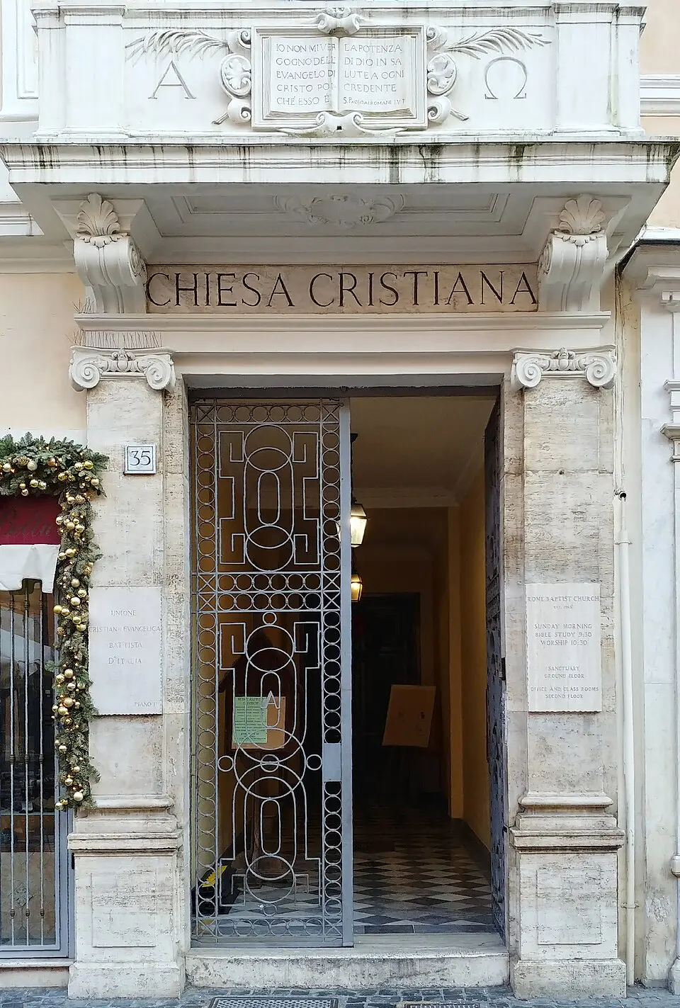 chiesa battista di Roma