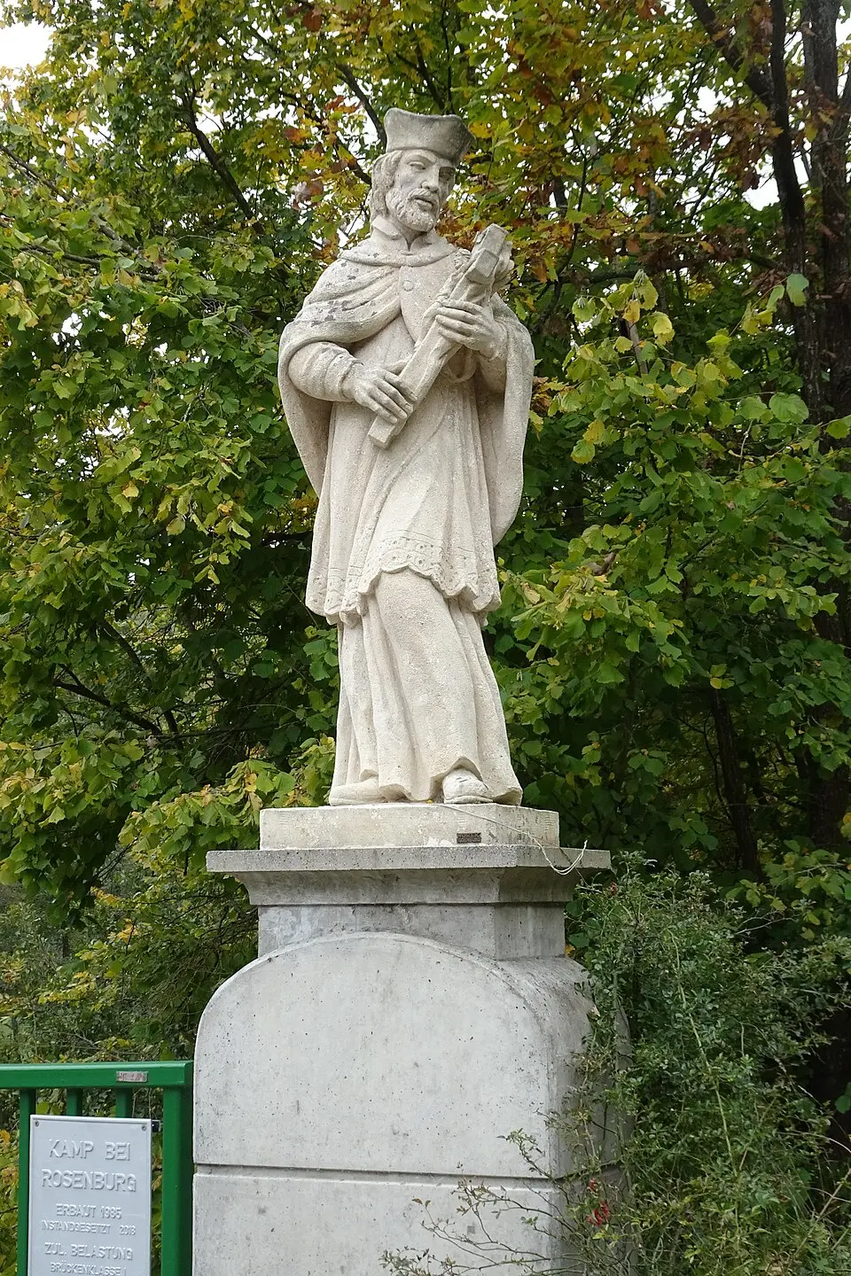Figurenbildstock hl. Johannes Nepomuk