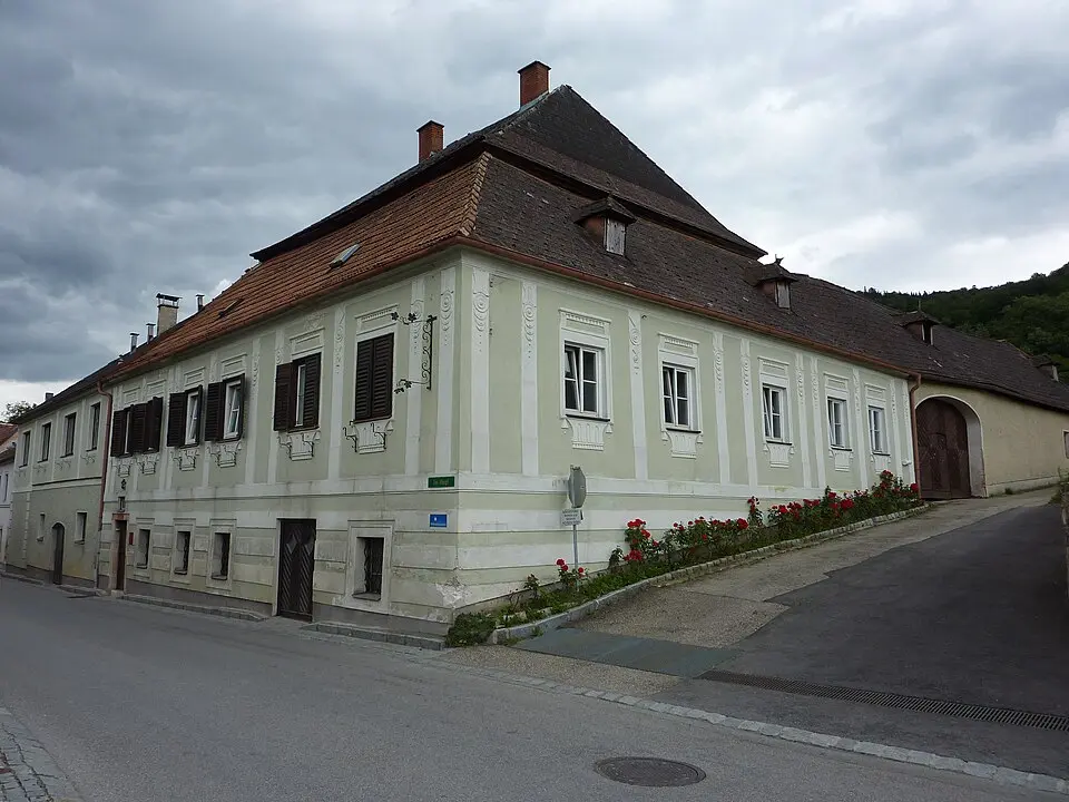 Slika: BSonne · CC BY-SA 3.0 Hauerhaus und Presshaus