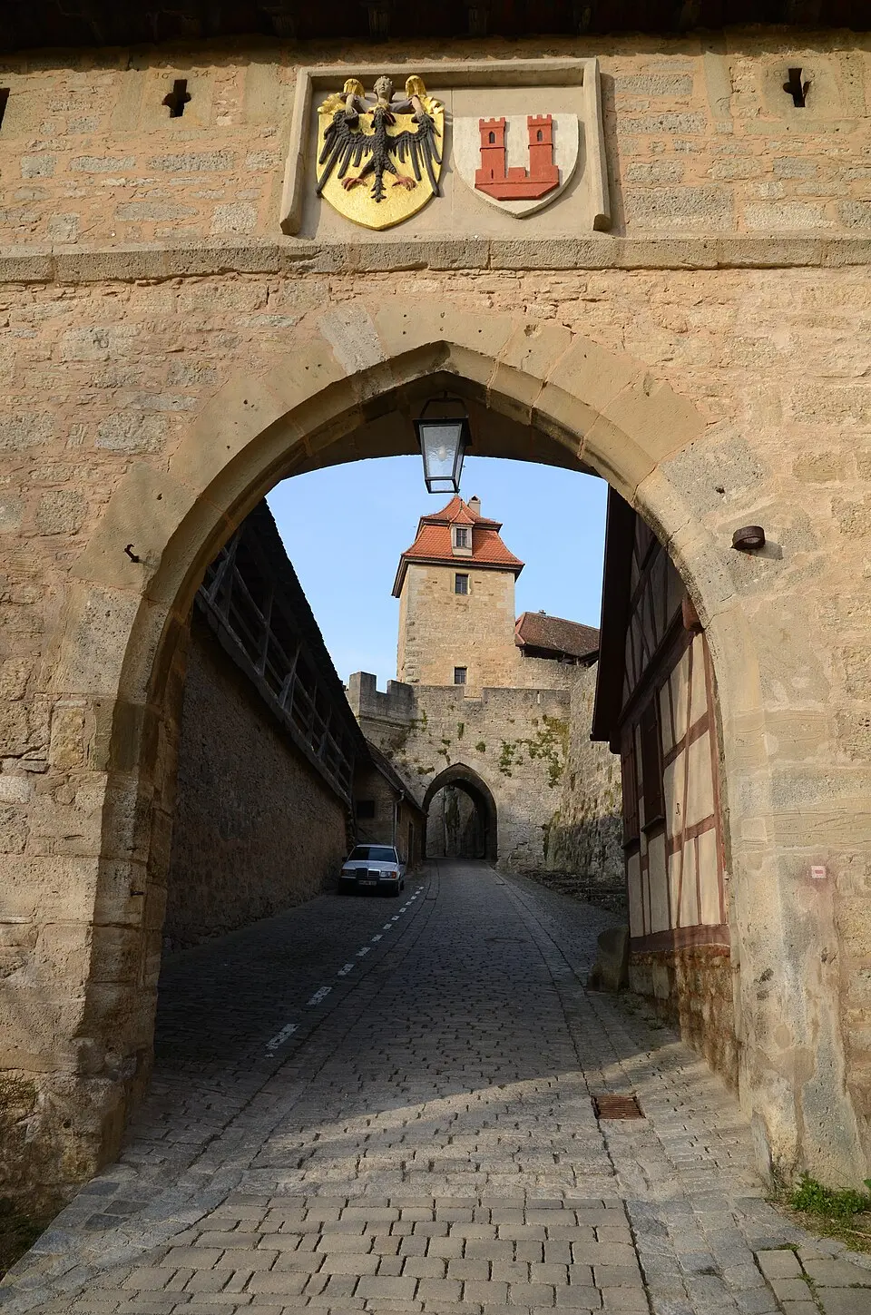 Stadttor Kobolzeller Steige in Rothenburg ob der Tauber (D-5-71-193-380#3)