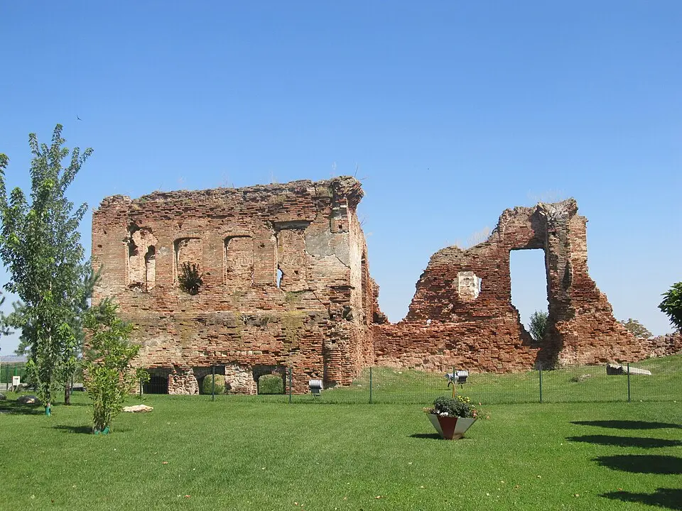 Ruins of Constantin Cantacuzino castle in Filipeștii de Târg, Prahova