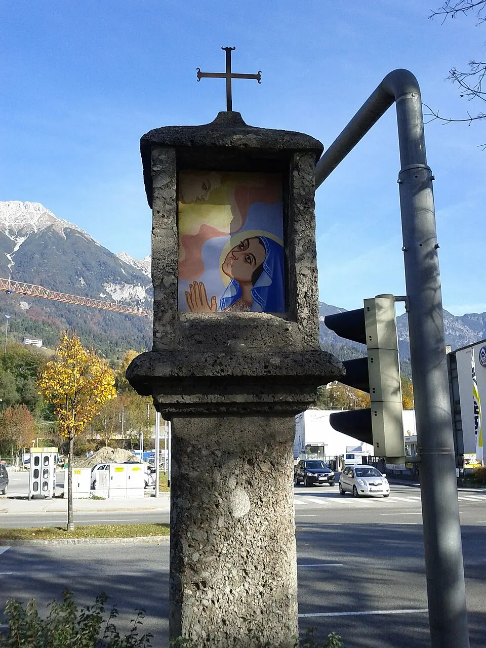 Slika: Leitzsche · CC0 Bildstock an der Haller Straße