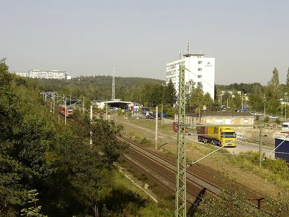 Obrázek: Geo-Loge · CC BY-SA 3.0 Bahnstrecke Görlitz–Dresden