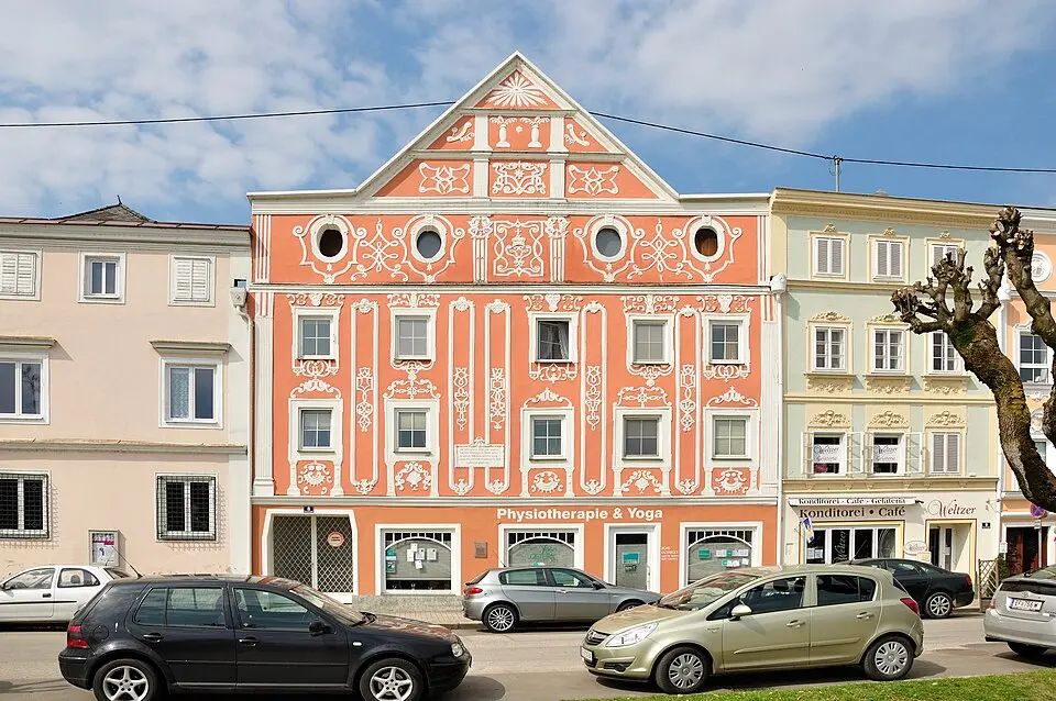 Wohnhaus, sog. Fleischhackerhaus