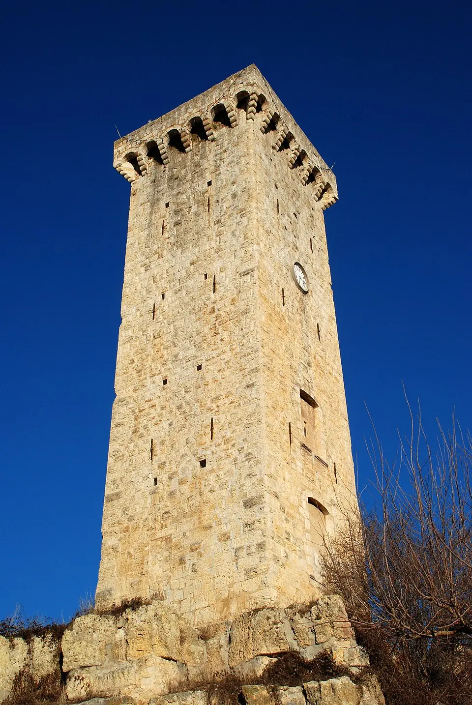tour de l'horloge de Saint-Martin-de-Brômes