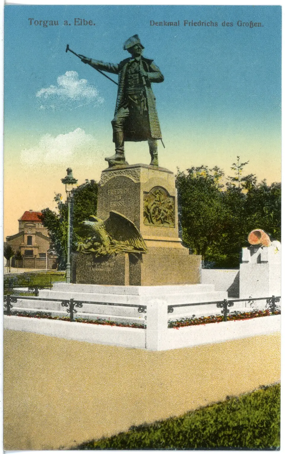 Statue of Friedrich II of Prussia Torgau