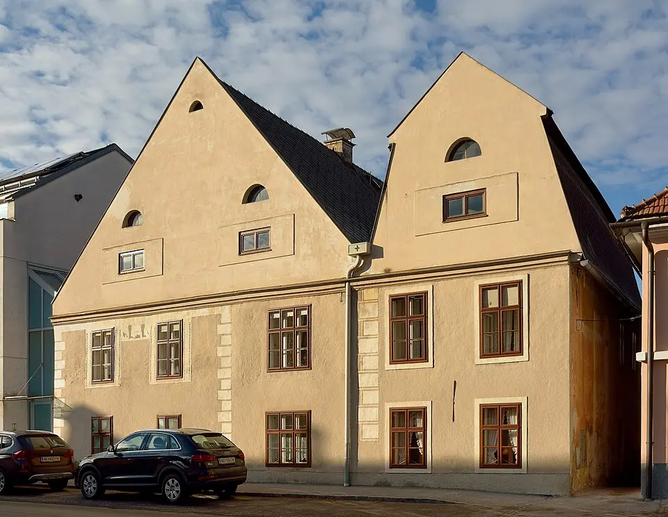 Slika: Peter Haas · CC BY-SA 3.0 Bürgerhaus, ehem. Stiefelmacherhaus