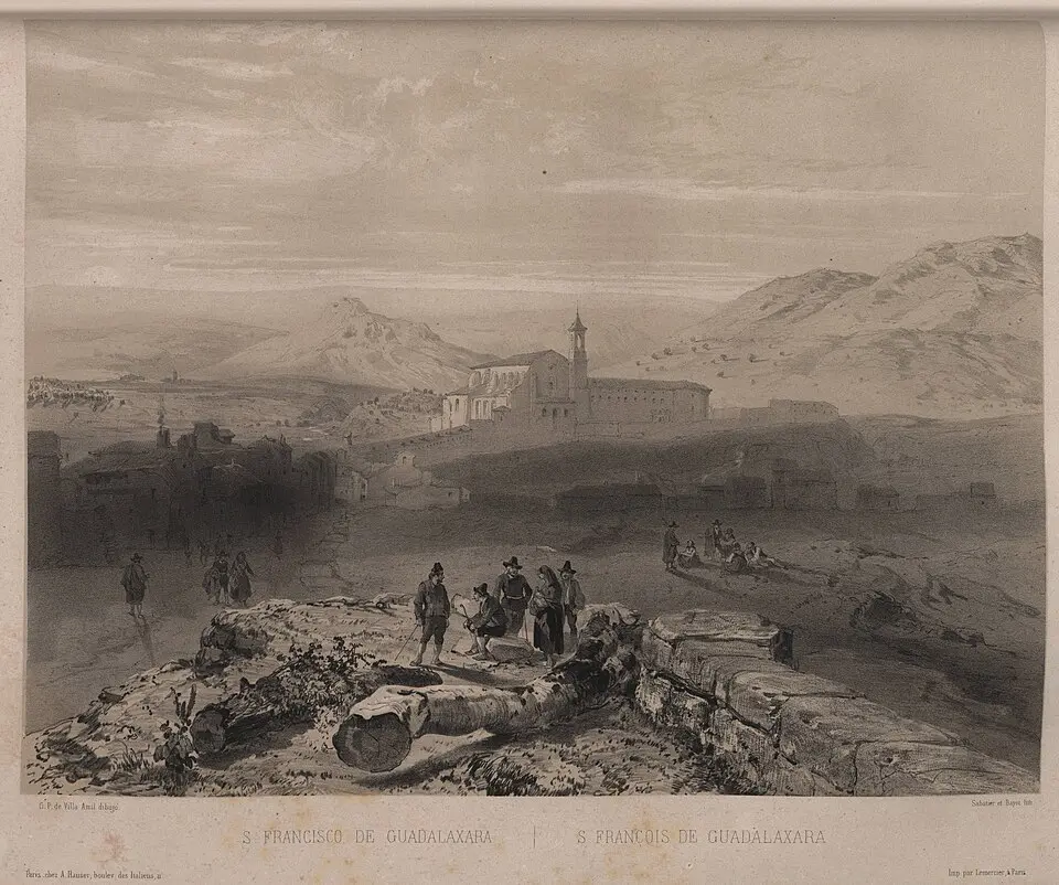Immagine: Genaro Pérez Villaamil / Léon Sabatier / Adolphe Jean-Baptiste Bayot · Public domain convento de San Francisco