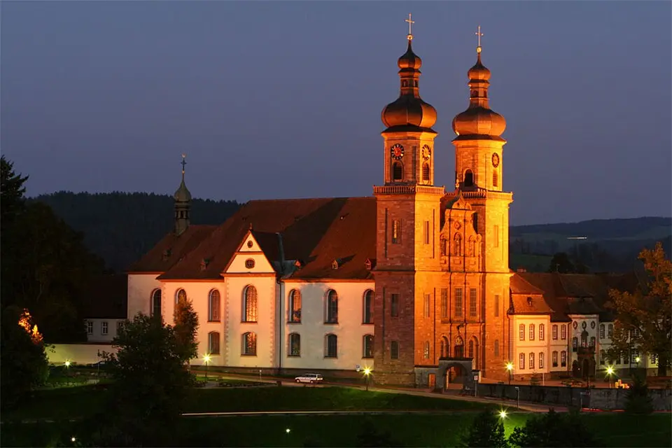 opatství sv. Petra v bavorském Černém Lese