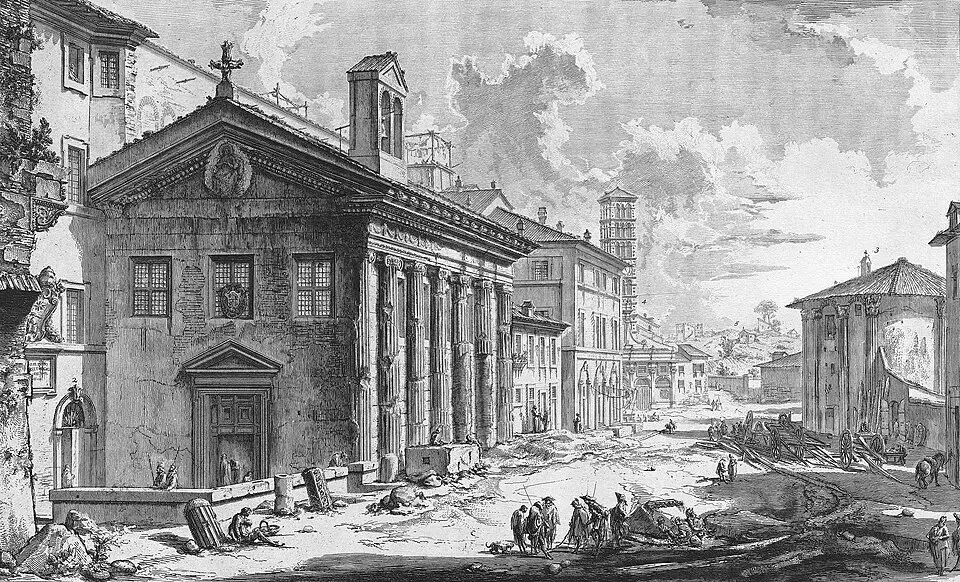 Slika: Giovanni Battista Piranesi · Public domain chiesa di Santa Maria Egiziaca