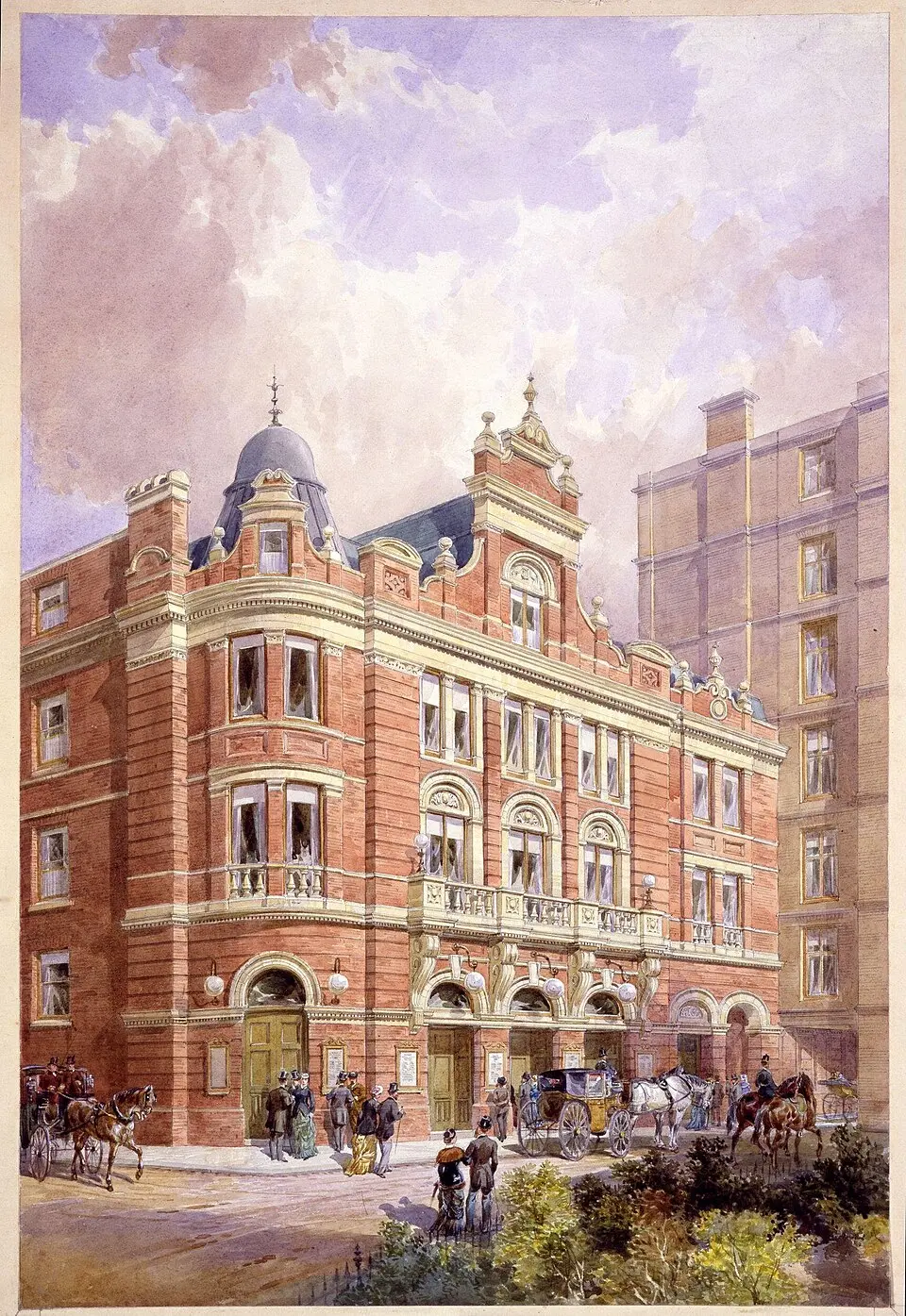 Slika: Charles J. Phipps · Public domain Savoy Theatre