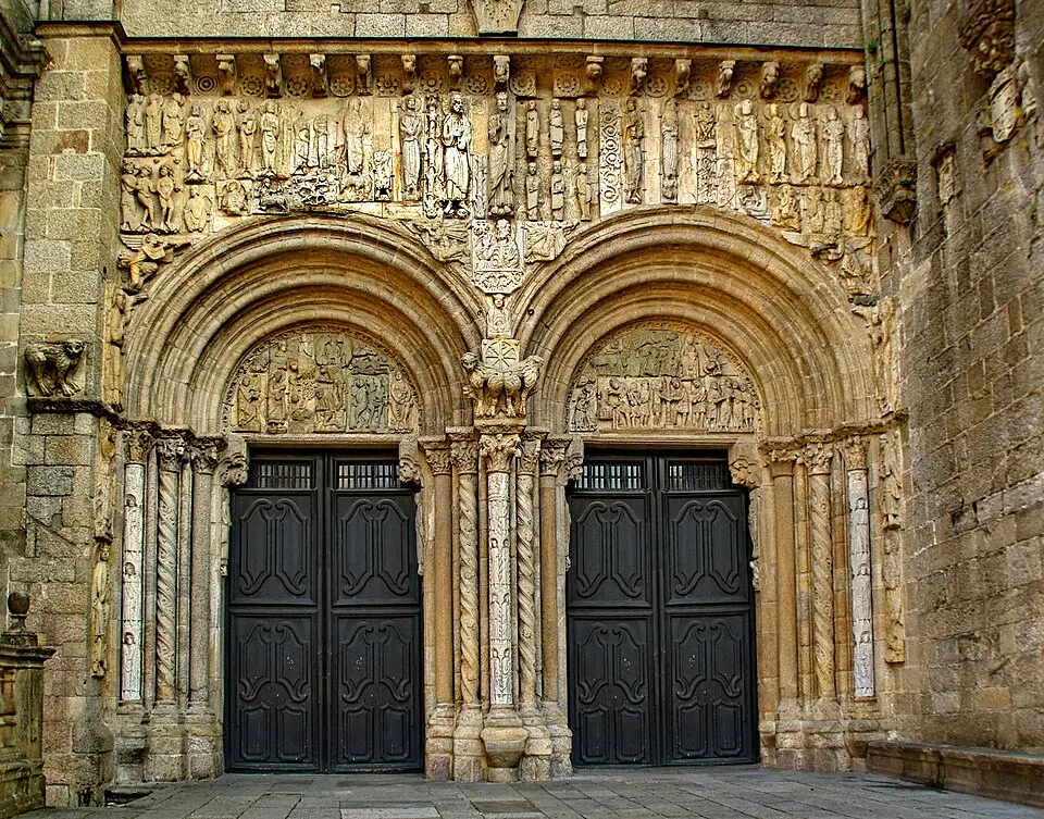 Façade Praterías (cathédrale de Santiago de Compostela)