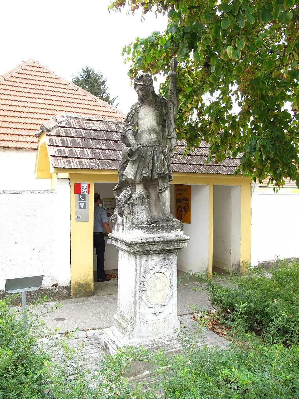 Figurenbildstock hl. Florian-Statue