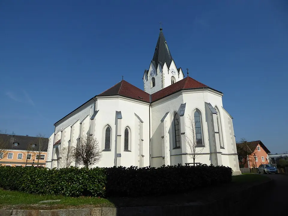 Obrázok: BSonne · CC BY-SA 4.0 Pfarrkirche Saxen