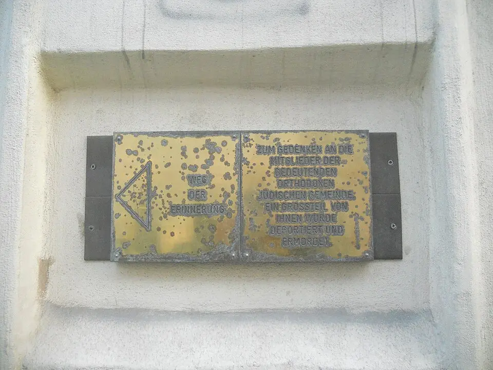 Gedenktafel für NS-Opfer (Wien, Große Schiffgasse 8)
