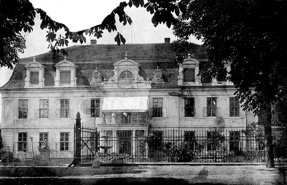 Kép: Self-scanned · Public domain Schloss Lossow