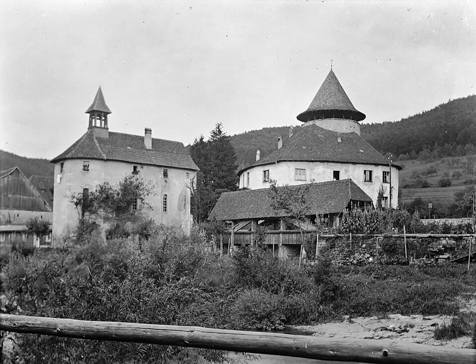 Château de Zwingen avec pont