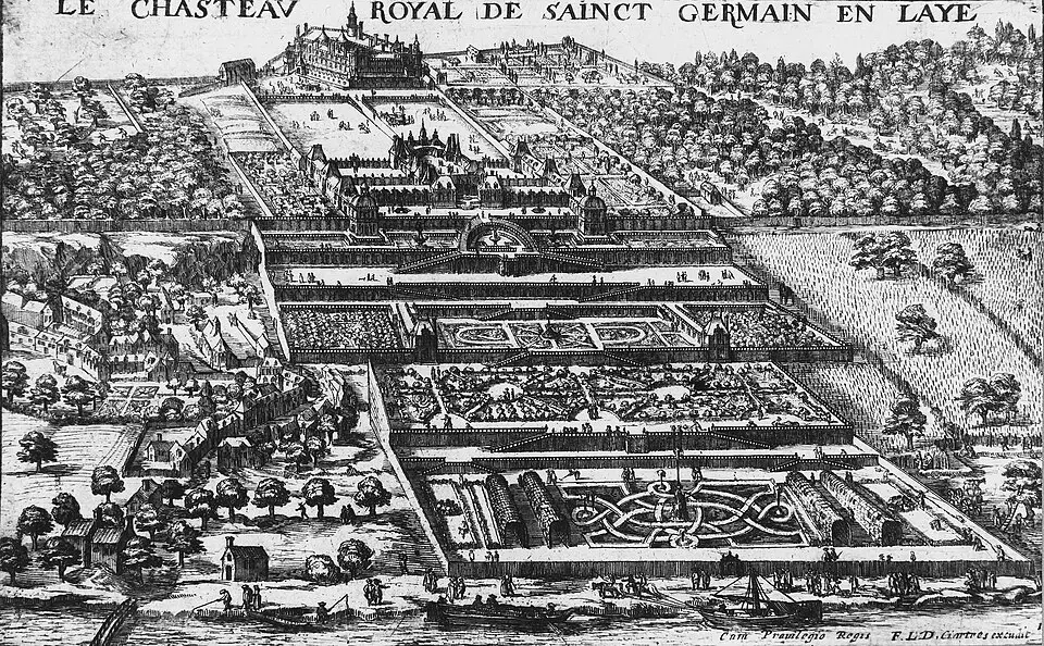Kép: Claude Châtillon (1547-1616) · Public domain château Neuf de Saint-Germain-en-Laye