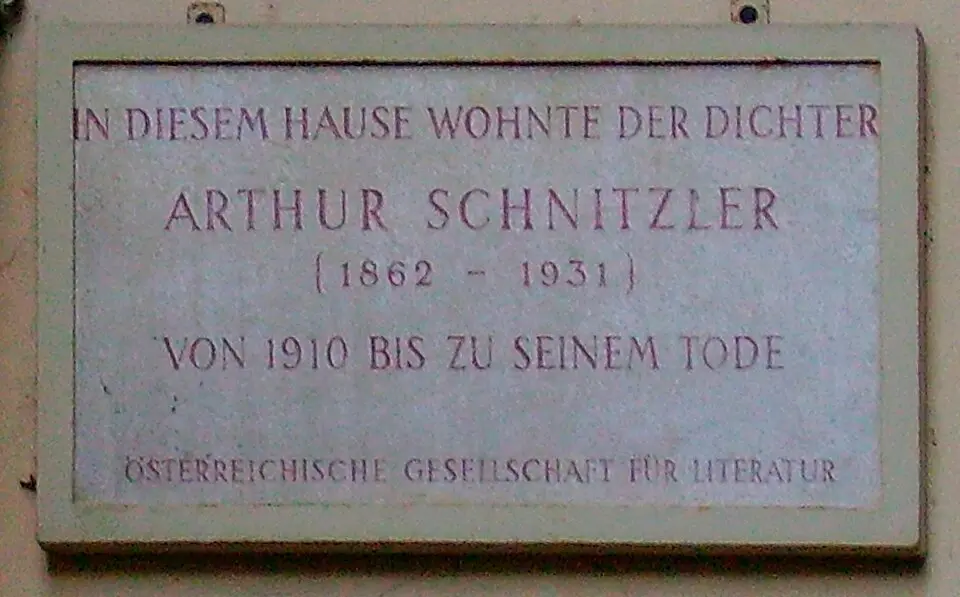 Gedenktafel für Arthur Schnitzler (Wien, Sternwartestraße 71)