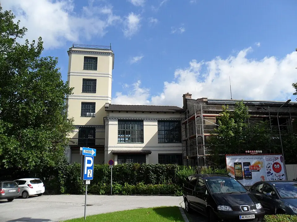 NK Schraubenwerke, Kessel- und Maschinenhaus, Kraftwerk mit Wasserturm, Kaltpresserei