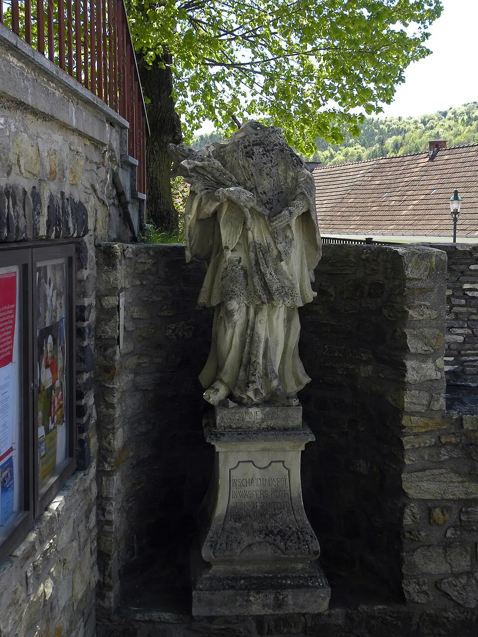 Figurenbildstock hl. Johannes Nepomuk