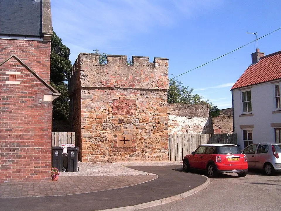 Auckland Castle west mural tower and west walls