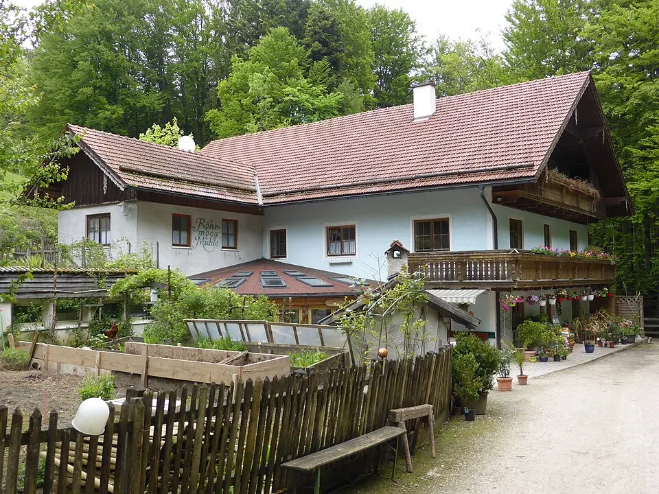 Röhrmoosmühle im Teufelsgrabenbach (nur Einrichtung steht unter Schutz)