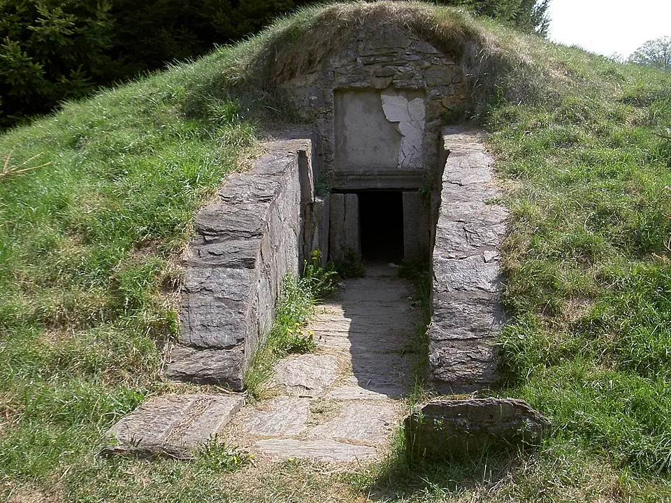 Römerzeitlicher Grabhügel auf der Leiten