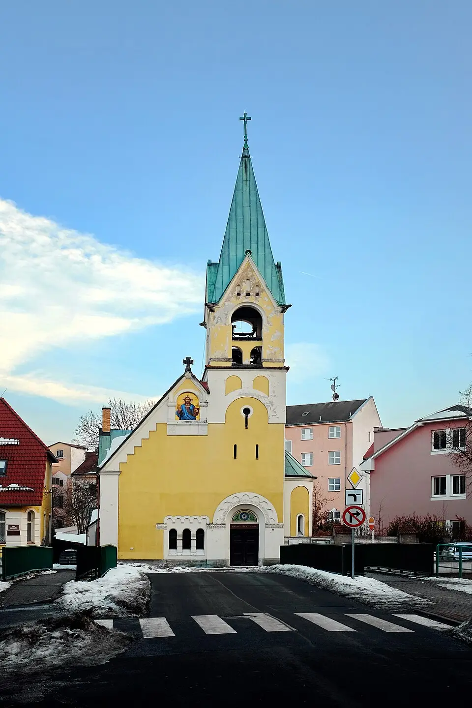 evangelický kostel v Sokolově