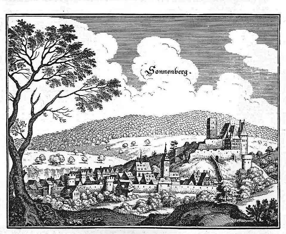 Slika: Martin Zeiler · Public domain Burg Sonneberg